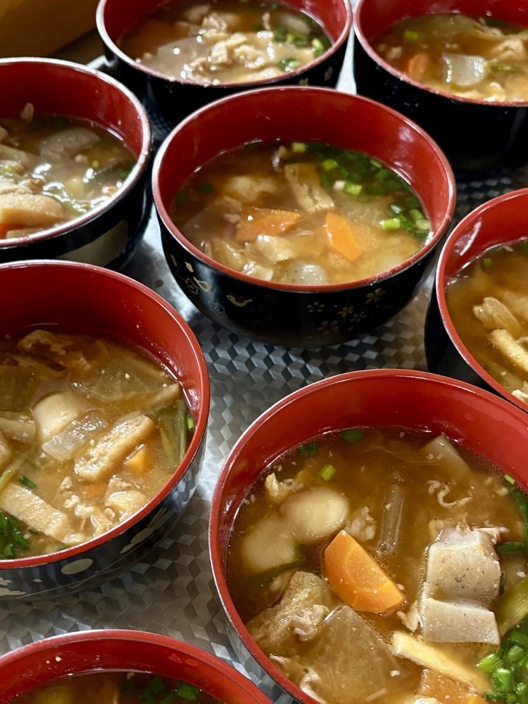 すずかけさんの この一枚「神学校食堂メニュー(豚汁)」